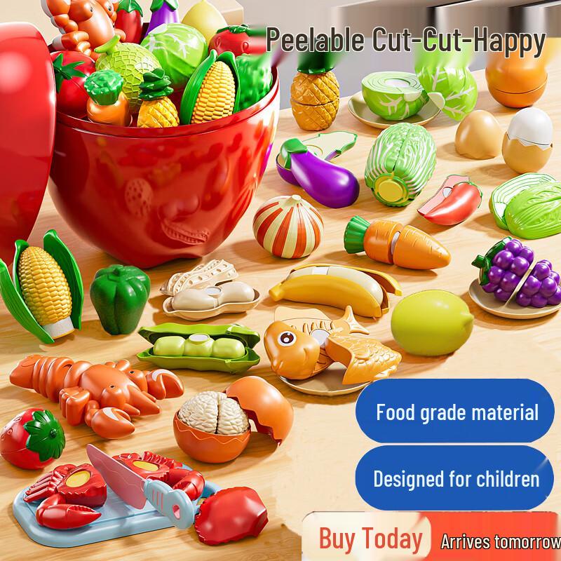 

Монтессори Набор для игры в нарезку фруктов