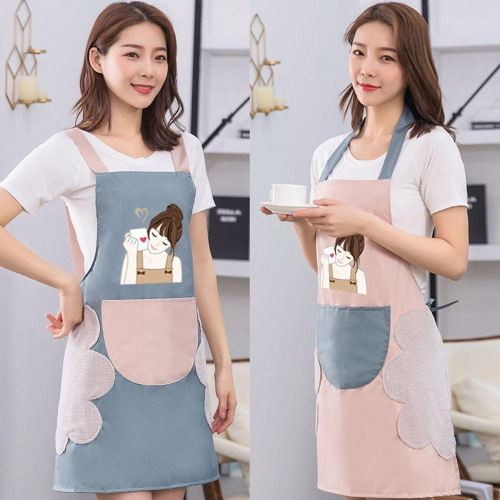 With Pocket Nail Shop Cooking Household Cleaning Tools Baking Accessories Apron Kitchen Supplies