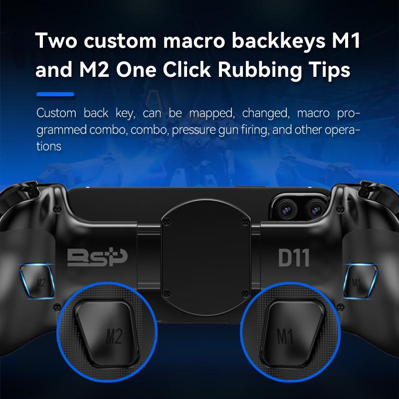 BSP-D11 Stretching Wireless Game Controller For SWITCH/Android/ IOS Tablet For PS3/PS4/XBOX Gamepad Streaming