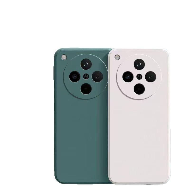 Applicable to oppofindx8s mobile phone case imitation liquid silicone Reno14Pro Rubik's Cube straight edge K12S skin-friendly feel