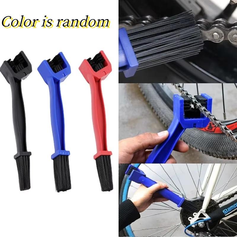 Promotion Package 3PCS Bicycle Motorcycle Portable Chain Brush Towel Cleaning and Maintenance Kit