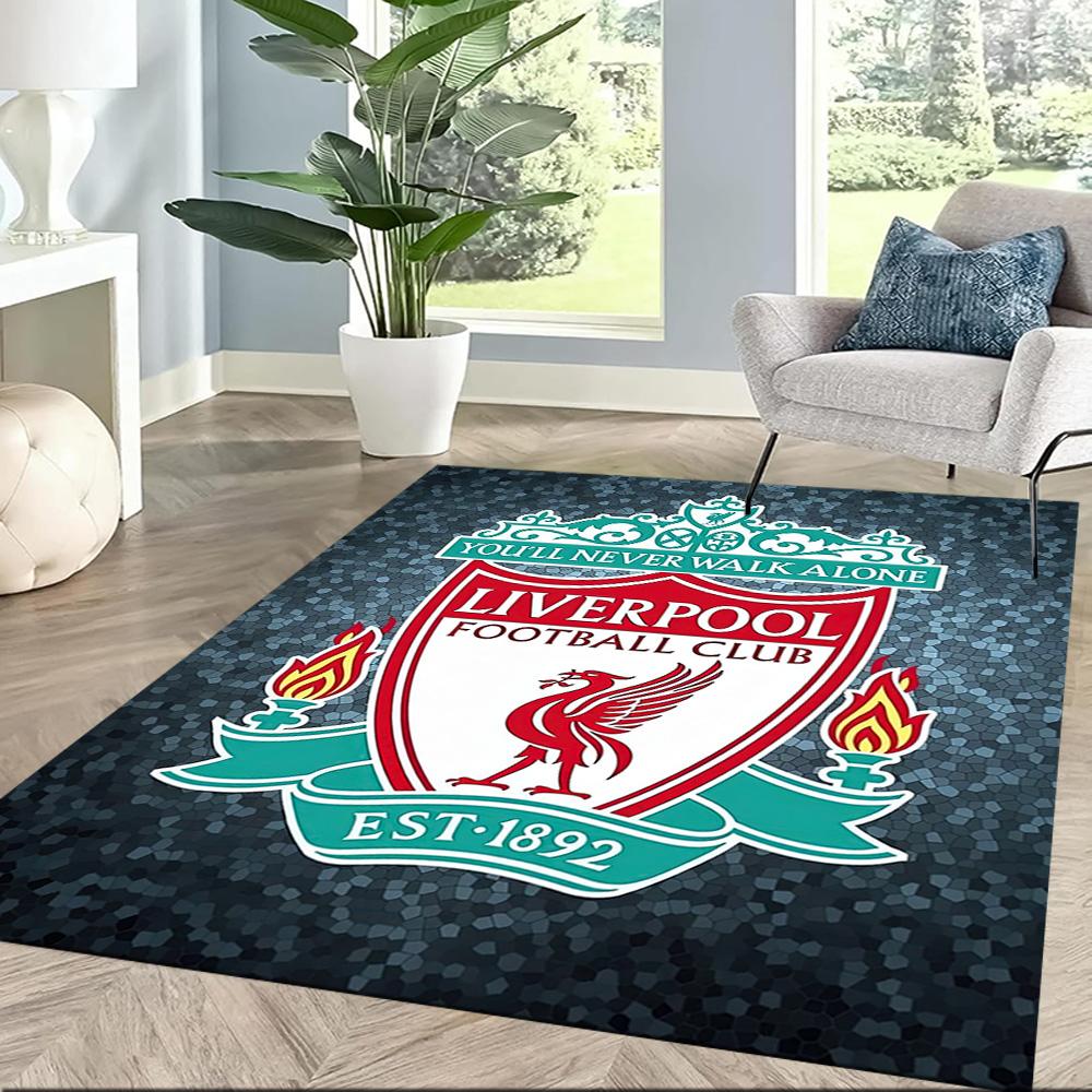 Liverpool Football Club Floor Rug Office Rug Design For Study Room Entryway Playrooms Outdoor Antislip Rug Anime Office Decor Spiritual Gift