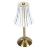 Table Lamp Vintage Cordless Table Lamp 3 Colors Nightstand Light 1200mAh Rechargeable Bedside Lamp