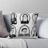 Addams Family Square Pillowcase Polyester Linen Velvet Printed Zip Decor Throw Pillow Case Sofa Seater Cushion Cover 18"