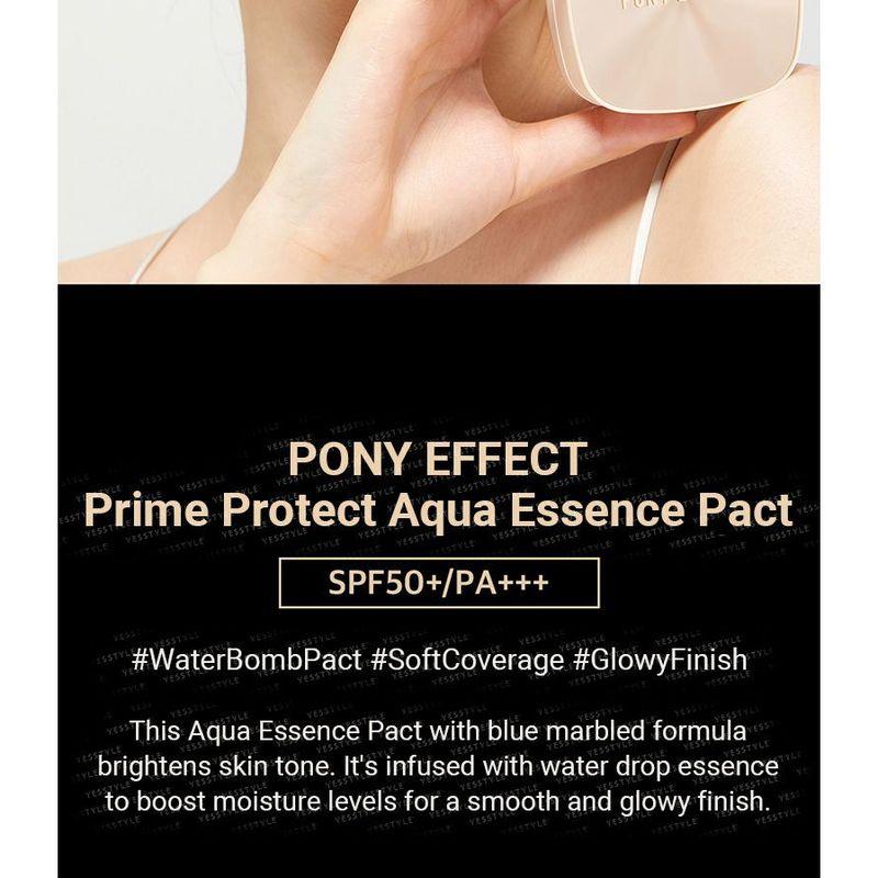 PONY EFFECT - Prime Protect Aqua Essence Pact - 2 Colors