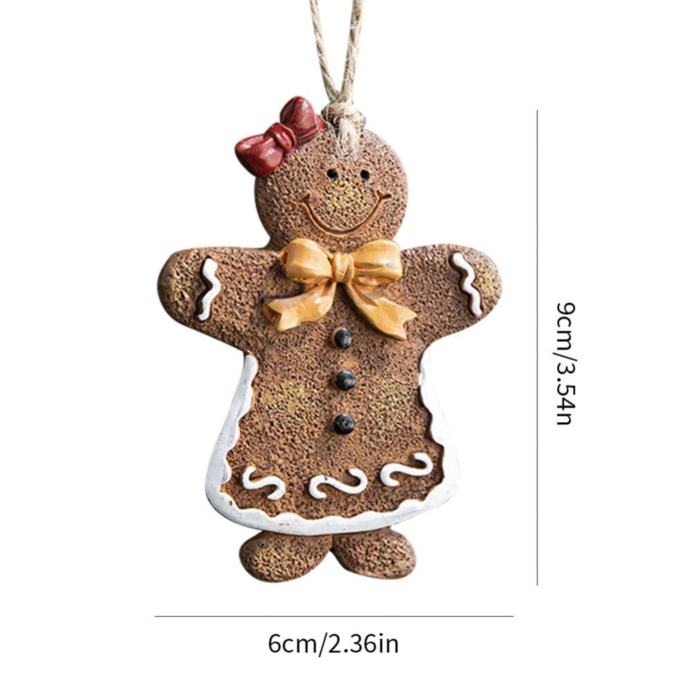 Christmas Tree Fried Gingerbread Man Pendant Gingerbread Man F/pc/33G