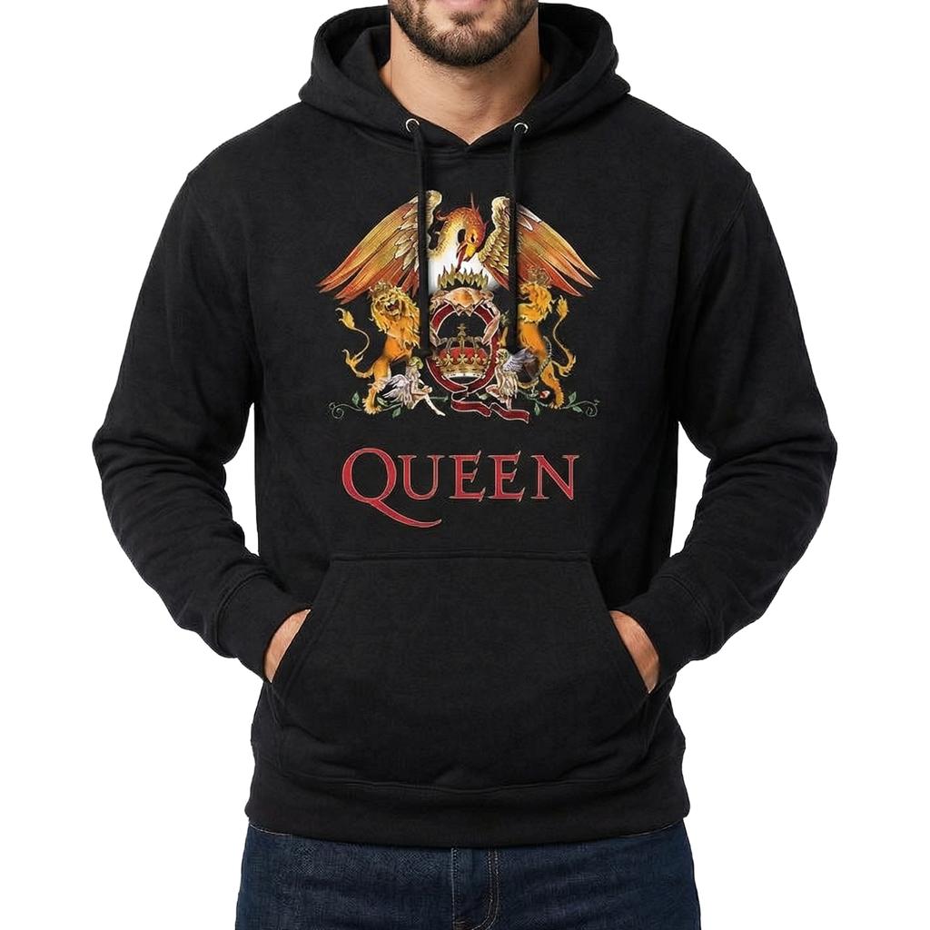 Queen Unisexová dospělá klasická mikina s kapucí