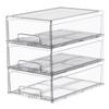 Fresh Keeping Refrigerator Storage Box Stackable Cosmetic Display Case  for Kitchen