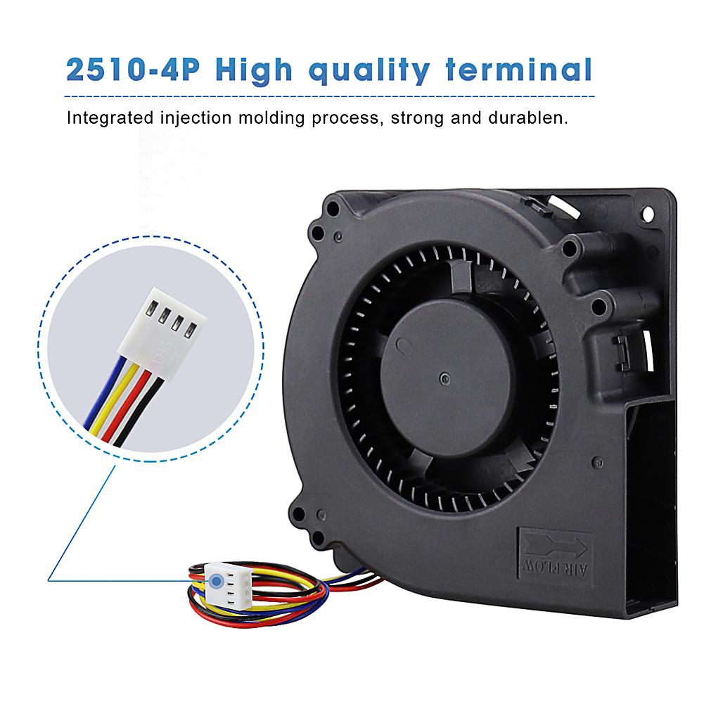 Gdstime 12032 DC 12V 4Pin FG PWM Function Double Ball Bearing 120mm 120x120x32mm 12cm Centrifugal Turbine Cooling Blower Fan
