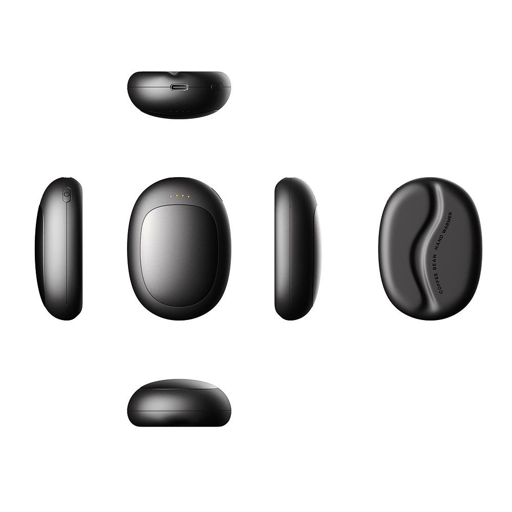 2025 Mini Split Magnetic USB Rechargeable Coffee Bean Hand Warmer