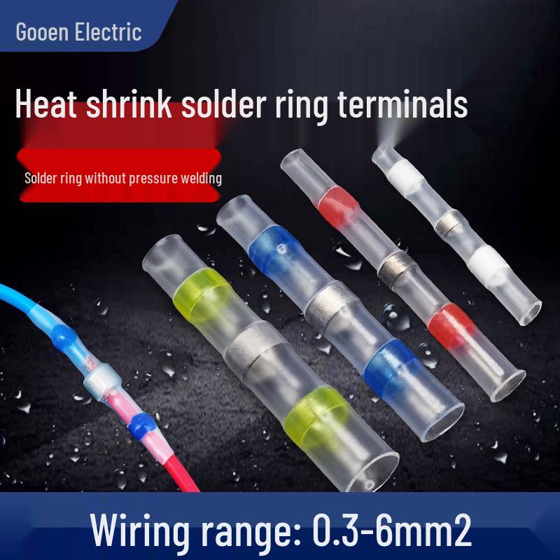 Wiring Artifact: No-Weld Solder Ring Heat Shrink Tube Insulation Sleeve Waterproof Wire Connector