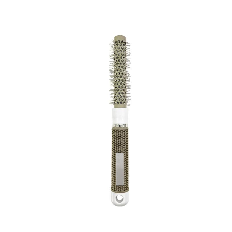 Hair Styling Hair Brush Nylon Comb Thermal Aluminum Tube Round Barrel Hair Comb Professional Salon Hair Brush Hair Rollers Tools