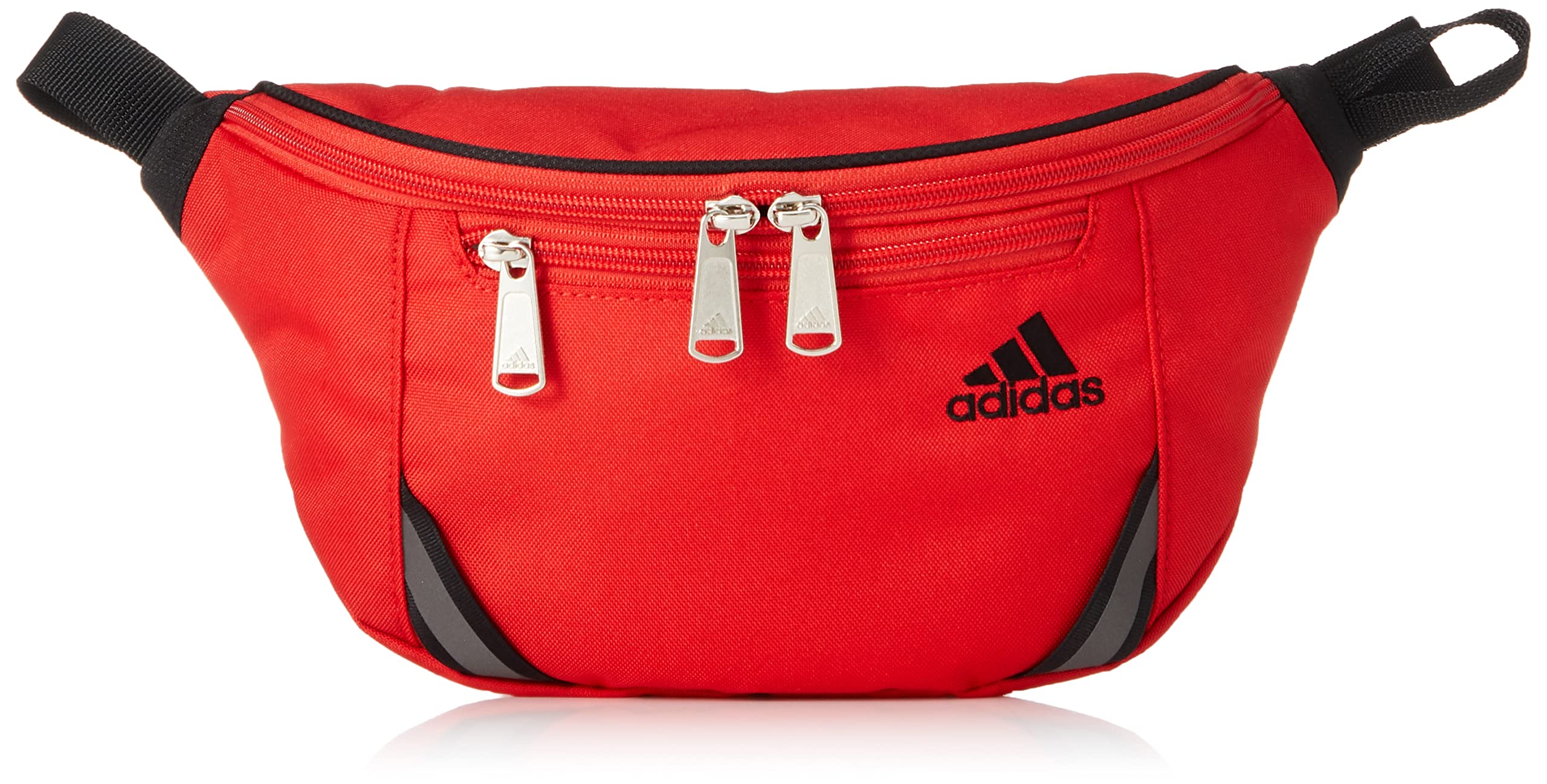 

Adidas Waist Bag Body Bag with Reflective Vivid Red No. 63361, Material, Men s,