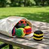 6PC Handmade Crochet Hacky Sack Set Durable Woven Footbag for Outdoor Indoor Play and Coordination Training
