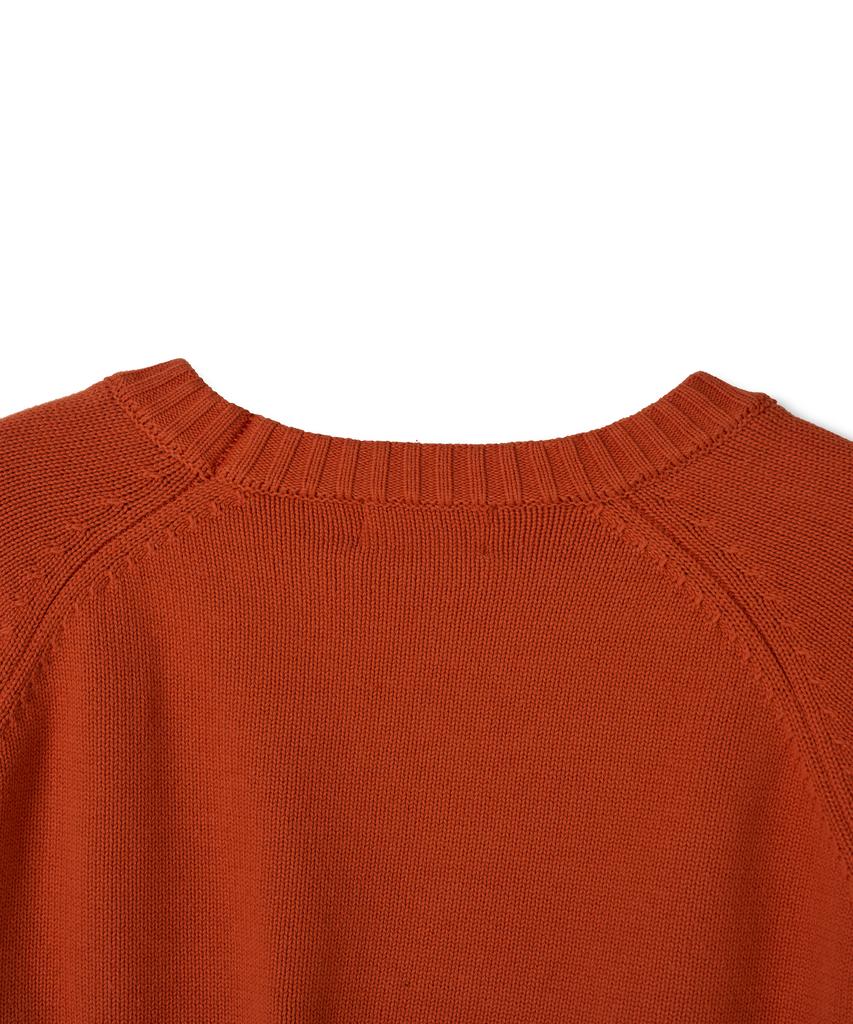 HEAVYI Fisherman Heavy Knit_Orange