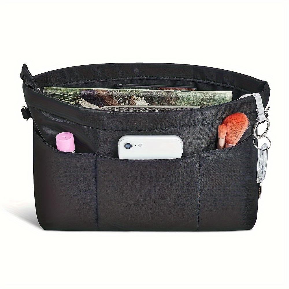 Foldable Nylon Tote Organizer, 13 Pockets, Lightweight & Washable. Perfect Cosmetic & Toiletry Storage Bag. Shop Now!