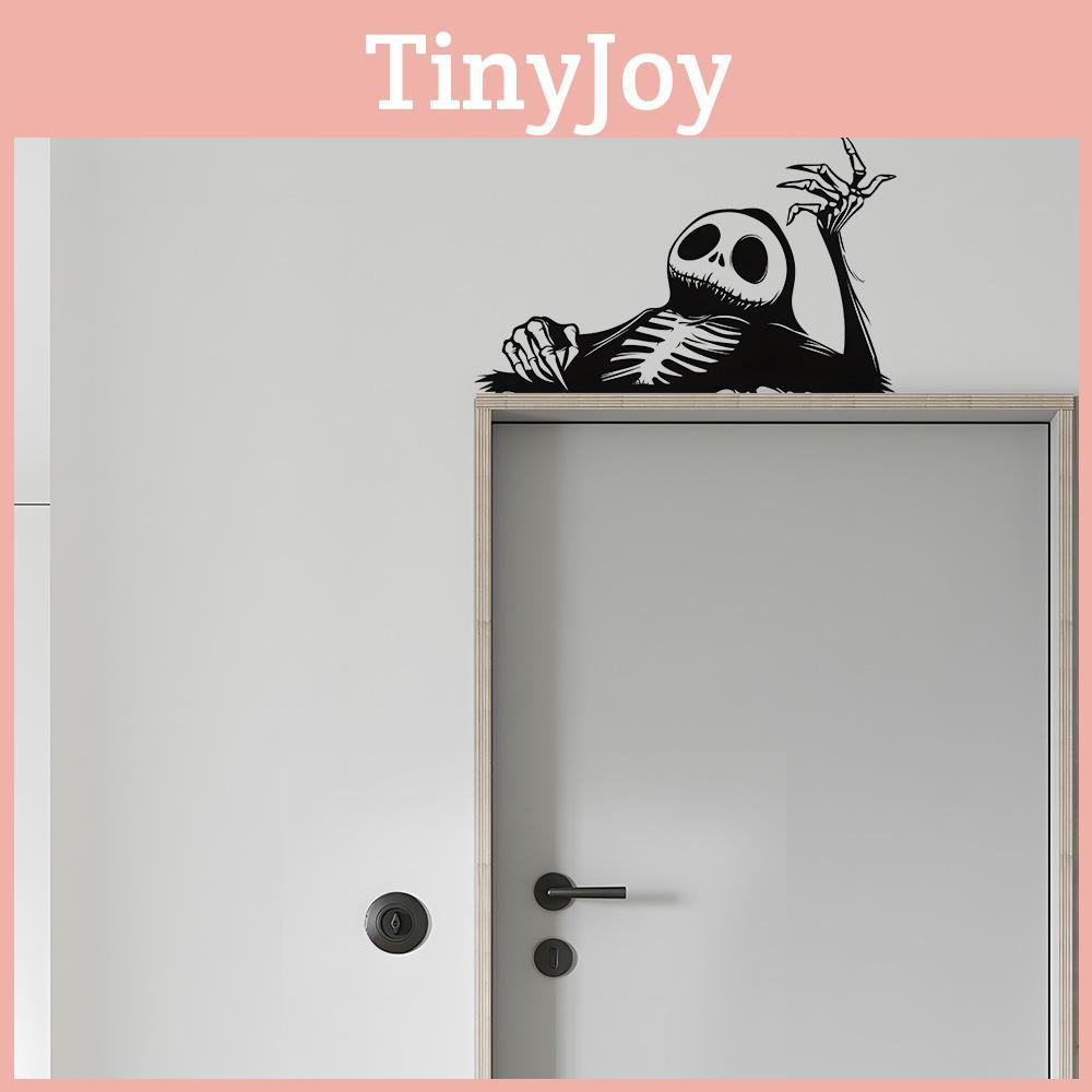 Halloween Lazy Skeleton Pattern Home Decoration Stickers For Walls And Cars