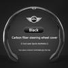Car Carbon fiber Anti-slip Steering Wheel Cover Protective FFor BMW Mini Cooper R50 R53 R55 R56 R60 R61 F54 F55 F56 Sticker pu2