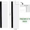 Office Desk Accessories 2pcs Computer Monitor Memo Board Message Board Transparent Acrylic Side Panel Sticky Note Board Left and Right Computer Note