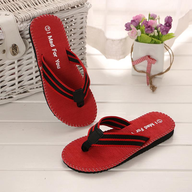 Erkekler Yaz Flip Flop plaj sandaletleri Kaymaz Kapalı Açık Rahat Düz Ayakkabı Erkekler Için Yüksek Kaliteli Ev Terlik