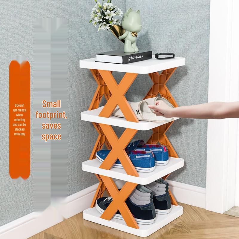 Compact Entryway Shoe Cabinet: Space-saving Multi-layer Storage for Small Wardrobes and Dormitories