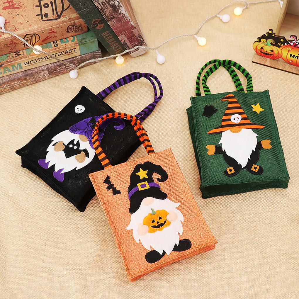 Halloween Gifts Bag Party Art Atmospheres Adults Snack Handbag Decorative Pack Non-woven Fabric Packaging Sack Supply