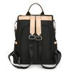Tassel Backpack Large Capacity Women's Color Contrast Commuter Backpack Multifunctional Shoulder Bag