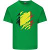 Torn Belgium Flag Belgian Day Football Unisexs Light Cotton Tshirt