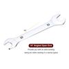 uxcell Thin Open End 12mm x 13mm Metric Double Open End Chrome Mirror High Carbon Thin Wrenches for Home Machine 10 Pieces Wrenches, Wrenches, Plated,