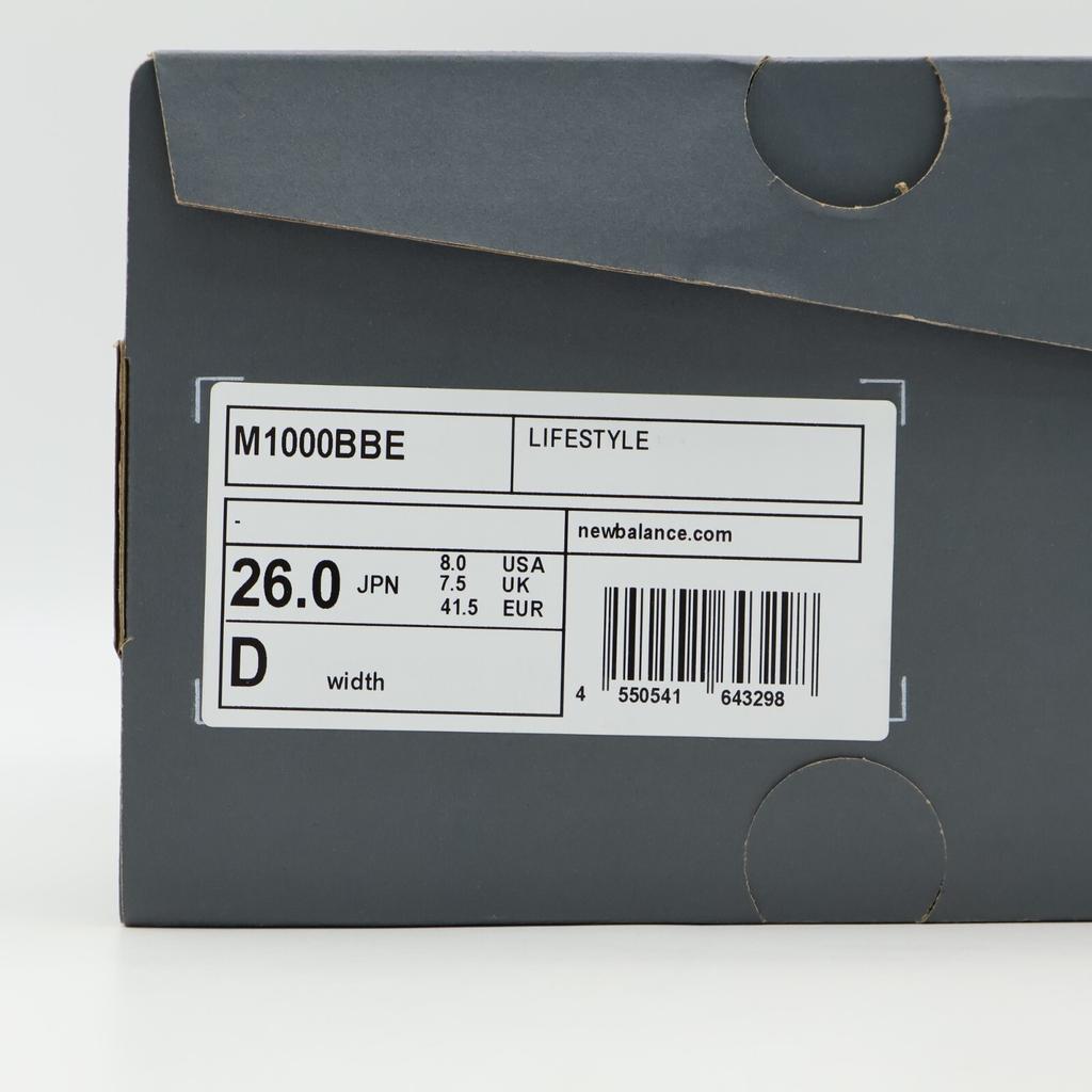 M1000BBE BEAMS Exclusive New Balance 1000 Black (Men's)