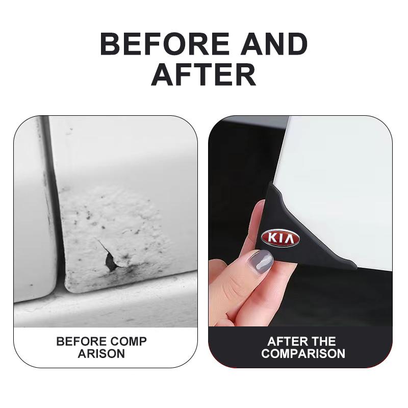 2Pcs Car Door Corner Cover Bumper Crash Anti-Scratch Protection For Kia Rio Sportage R K3 K4 K5 K6 K7 K8 Ceed Sorento Cerato Soul