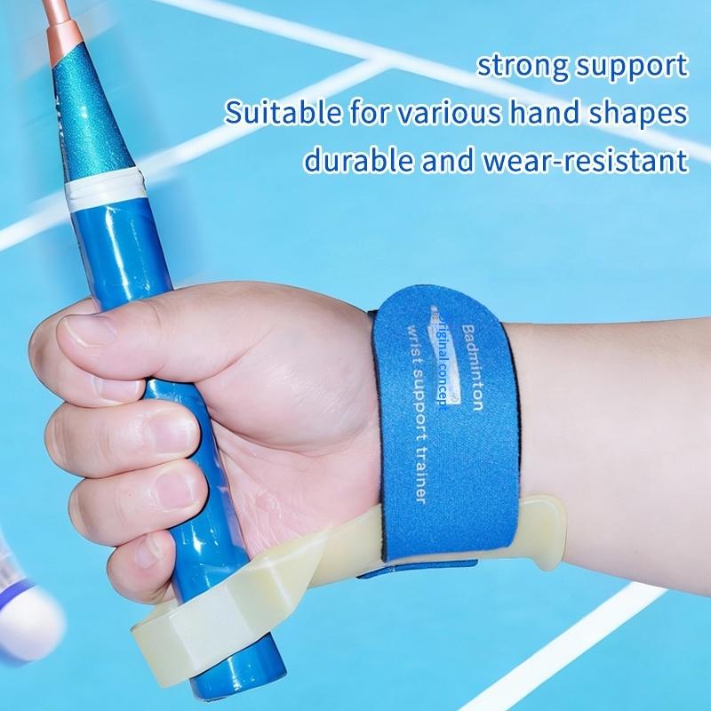 Supporto per Polso da Badminton Regolabile Allenatore Stabilizza il Tuo Polso Per Varie Dimensioni della Mano Con Forte Supporto Racchetta da Badminton