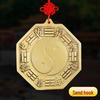 Bagua Mirror: Convex Tai Chi Brass Mirror for Home, Entrance, Living Room & Desktop Decor