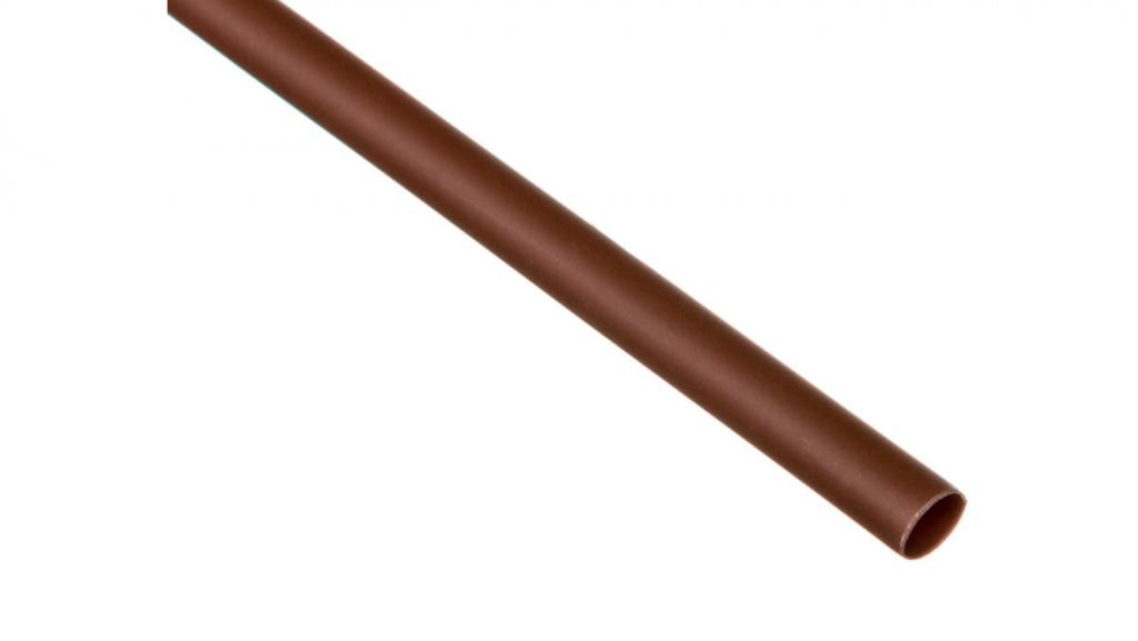 Rura Termokurczliwa Cienkościenna, Odcinki 1M, Cr 3,2/1,6 Brązowa, 427526 /50Szt./