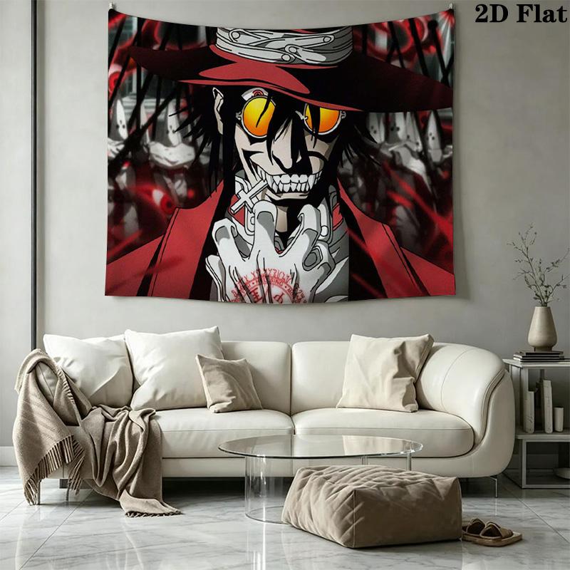 Anime-style character print Pattern Home Decor Tapestry, Wall Hanging, Decorative RV Wall Cloth.ZGT0914161