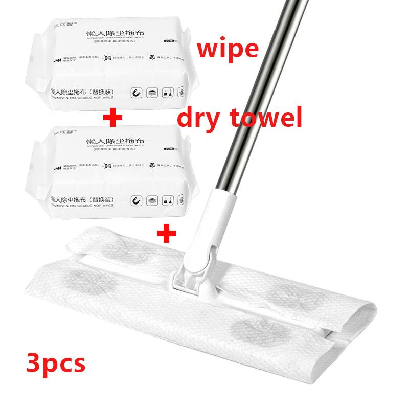 1 Piece Of Electrostatic Dusting Paper Household Hands-free Wet And Dry Mop Cloth Pet Hair Adsorption Floor Cleaning Sheet