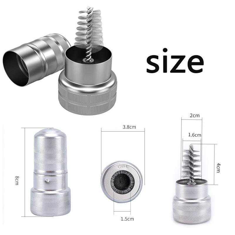 1/2Pcs Metal Brushes Car Cable Terminal Cleaning Tool Stainless Steel for Positive Negative Electrode Post Adapter Universal