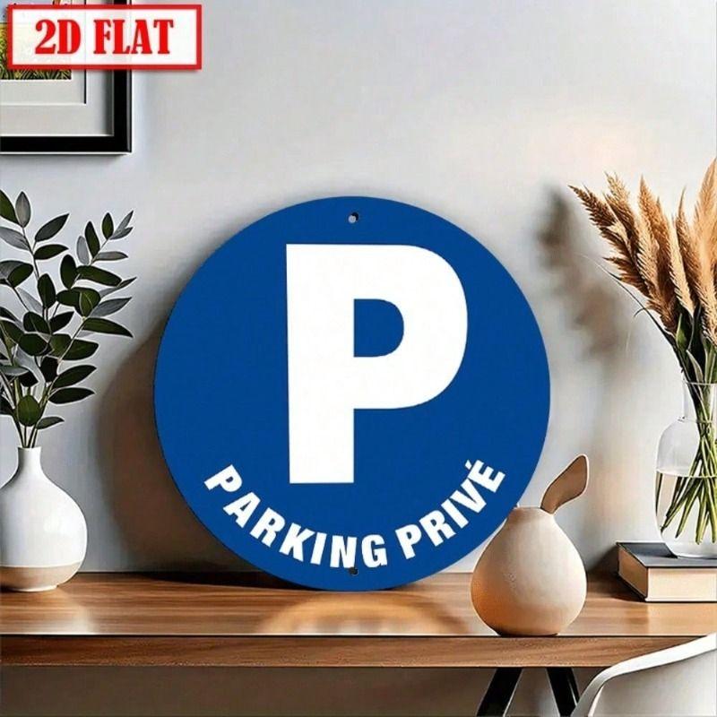 

Metal Wall Art Round Tin Sign 8x8 Inch Vintage Look for Home Garage Bar Decoration