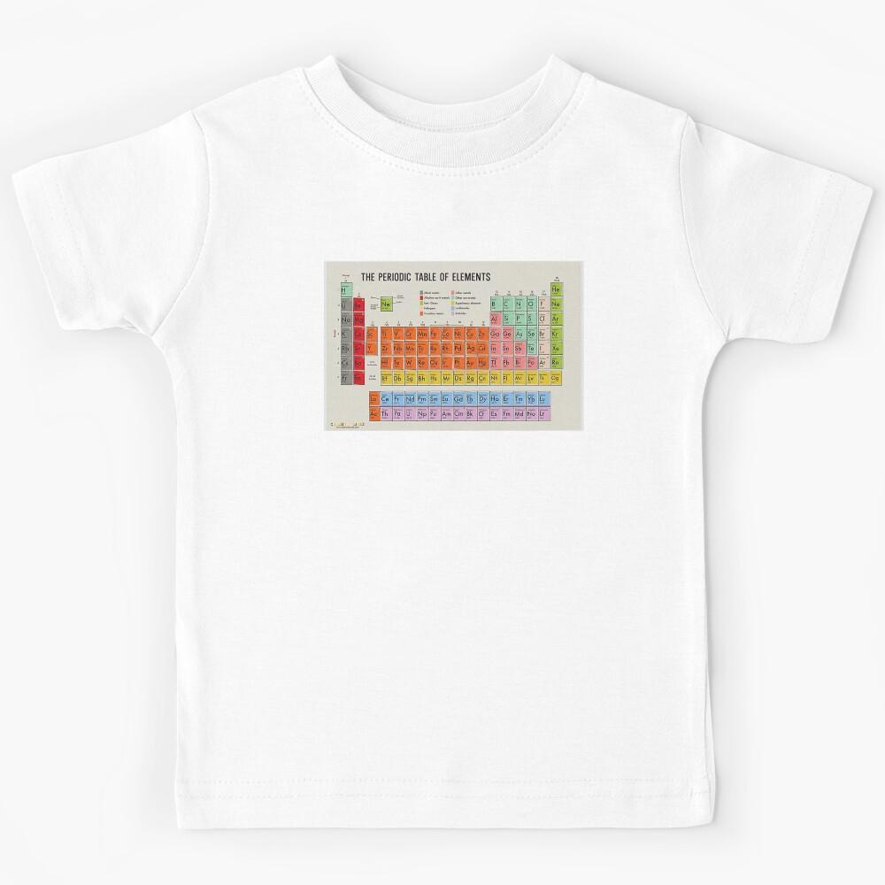 Vintage Periodic Table Kids T-Shirt 110