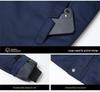 Autumn/Winter Cotton-Padded Workwear Jacket - Cold-Resistant, Embroidered Top for Outdoor and Cold Storage Protection.