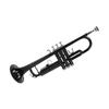 Trumpet Set B Flat Brass Replacement Musical Instrument Accessories with Storage BagBlack