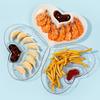 Servírovací sada chips and dip Dělený servírovací talíř Sushi talíře s omáčkou Sekce Sýry Servírovací tác na knedlíky Předkrm Taco Sushi