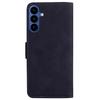 For Samsung Galaxy S26+ Case Solid Color Leather Wallet Phone Cover