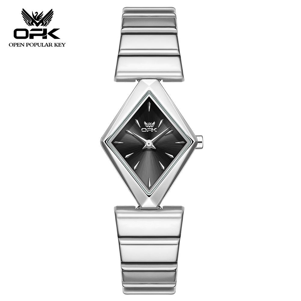 OPK Women's Waterproof Quartz Rhombus Fashion Watch