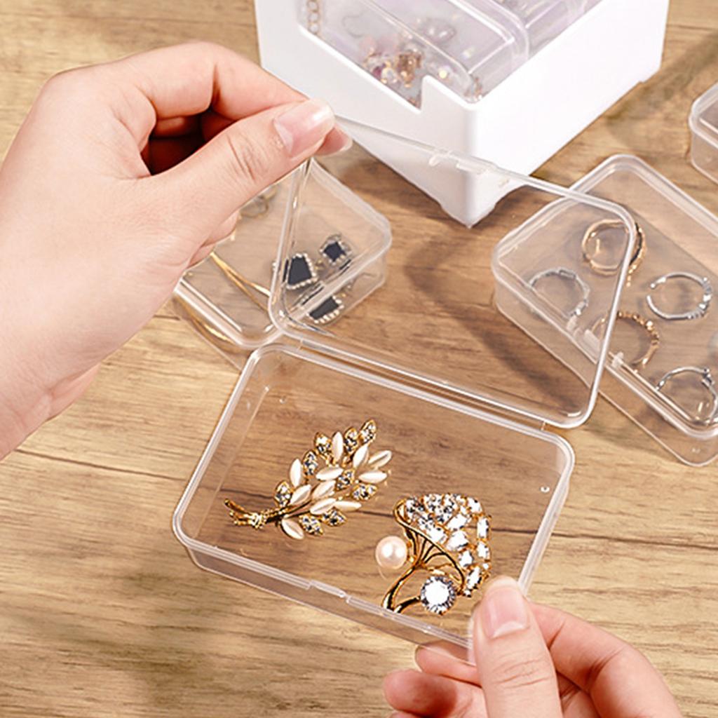 Sturdy Plastic Organizers Box With Multiple Compartments Accessory for Efficient Home Storage and Space Saving Designs