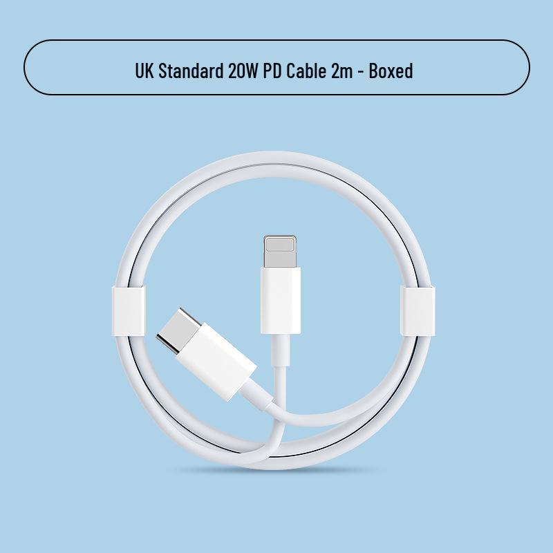 UKCA Certified PD20W UK Charger for Apple 16 with Fast Charging Type-C Cable