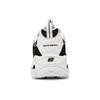 Skechers D'Lites 1.0 Lace Up Abrasion Resistant Abrasion Resistant Low Top Chunky Sneakers Women's Black White 149792-WBK
