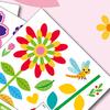 9 Sheets Hello Spring Window Clings Floral Gnome Butterfly Birds Bees Glass Stickers Reusable Static PVC Decals for Home Classroom Office Decor