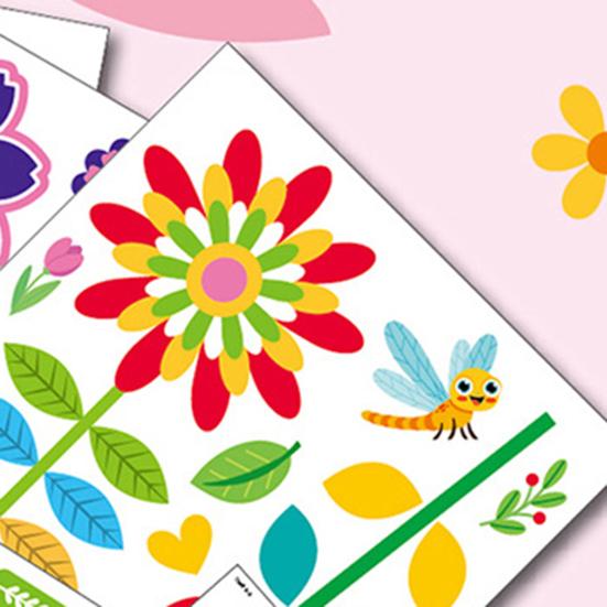 9 Sheets Hello Spring Window Clings Floral Gnome Butterfly Birds Bees Glass Stickers Reusable Static PVC Decals for Home Classroom Office Decor