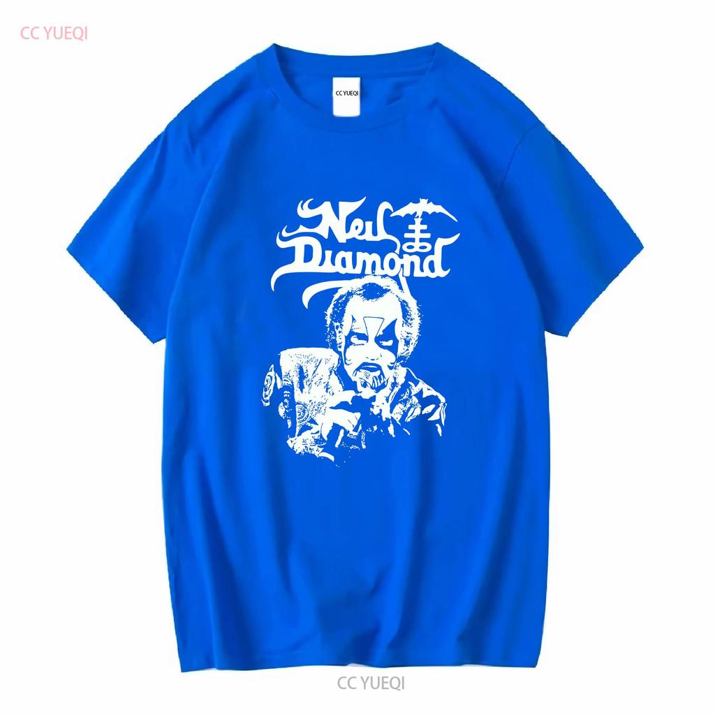 König Neil Diamond T-Shirt Volle Größe S 5XL Vintage Gewaschen Dehnbar Herren Leichtes Oberteil Für Den Alltag Grafik Streetwear